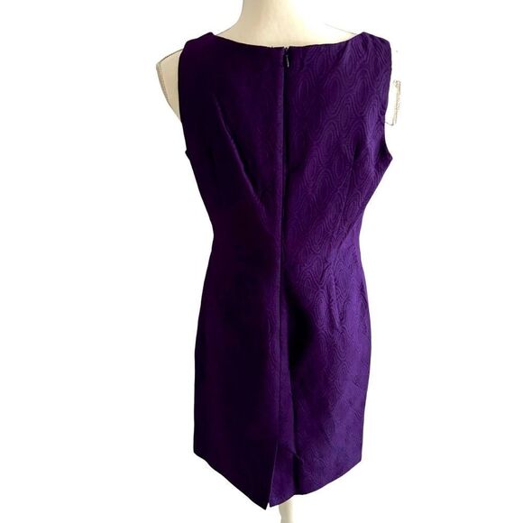 Worthington Purple Sheath Dress Size 10 Petite - Picture 3 of 4